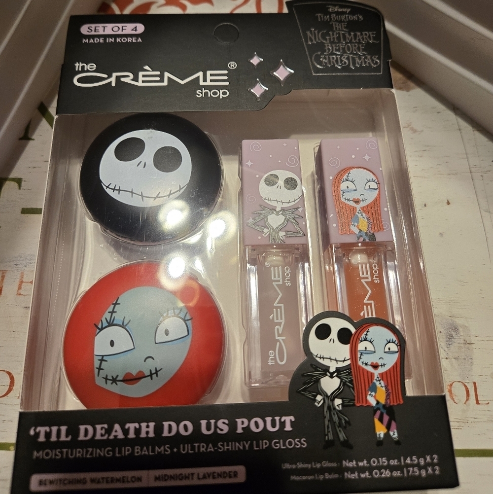 The Crème Shop Nightmare Before Christmas Lip Set